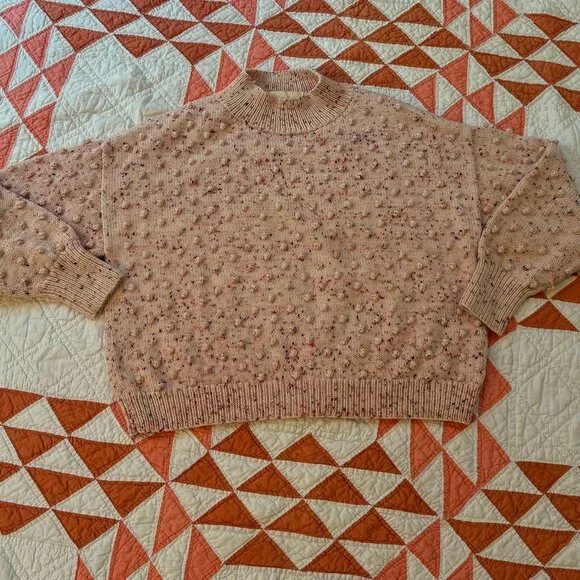 Misha And Puff | Sweaters | Misha And Puff Dusty Rose Confetti  